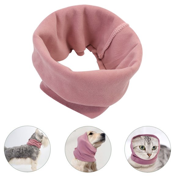 MOKKHNB Small Polyurethane Pet Earmuff Noise-Reducing Dog and Cat Ear Cover 1 Set