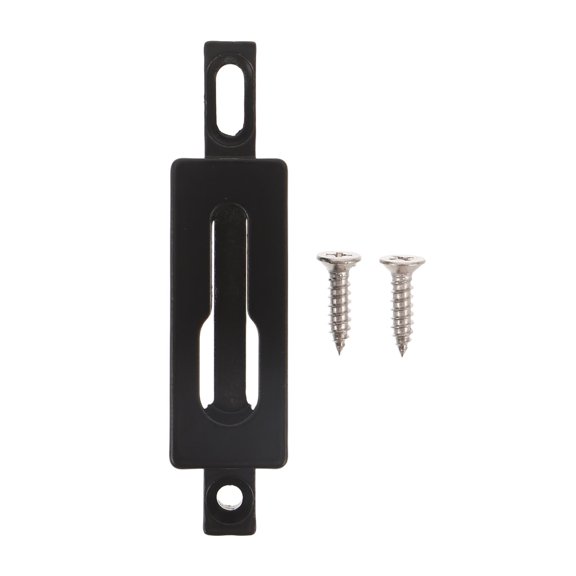 MOKKHNB Heavy Duty Black Metal Sliding Door Keeper for Window and Screen Doors
