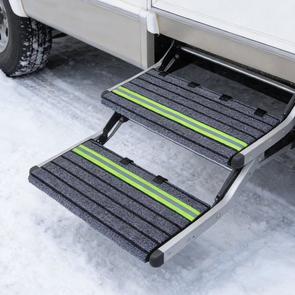 MOKKHNB Rv Step Covers Multi Polyester Plastic Secure Grip Reflective ps