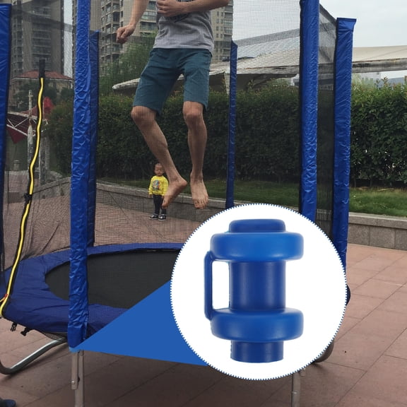 MOKKHNB Enclosure Pole Covers 5Pcs Blue Plastic for Trampoline Use and Fixing