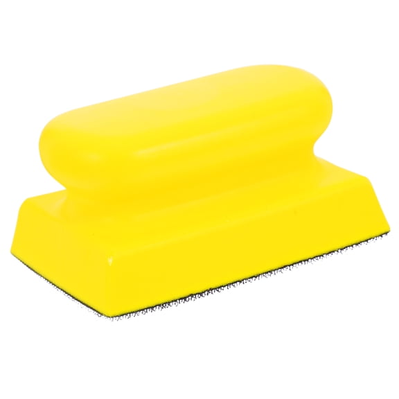 MOKKHNB Ergonomic Hand Polishing Pad Yellow Auto Sanding Block for Smooth Surface Finishing