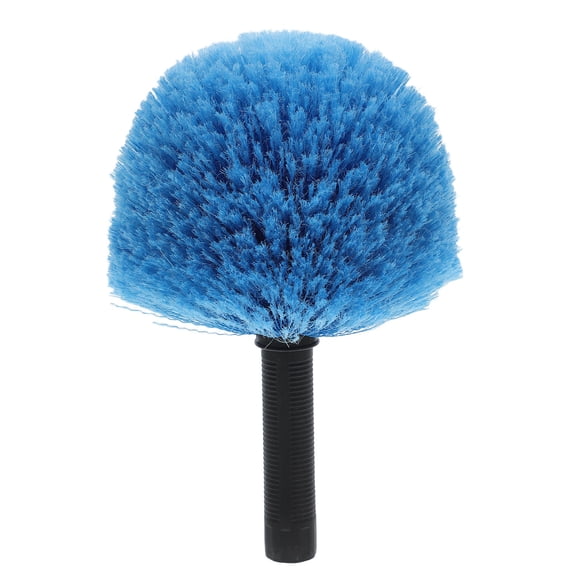 MOKKHNB Flexible Blue Cobweb Broom Head for Indoor Outdoor Ceiling and Gutter Dusting