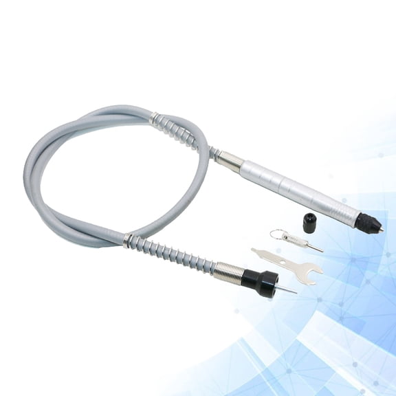 MOKKHNB Electric Flexible Shaft for Engraving and Grinding Tools Aluminum Plated Silver