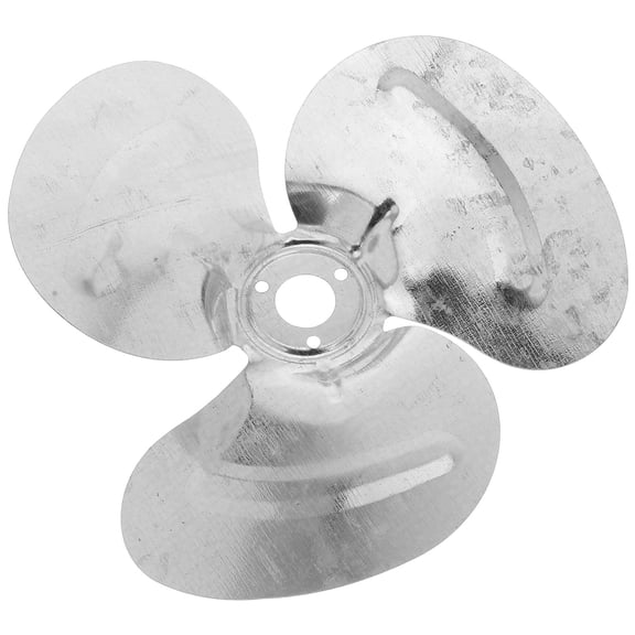 MOKKHNB Energy Saving Plated Silver Fan Blades Galvanized Iron 6 Inch for Home Vent Booster