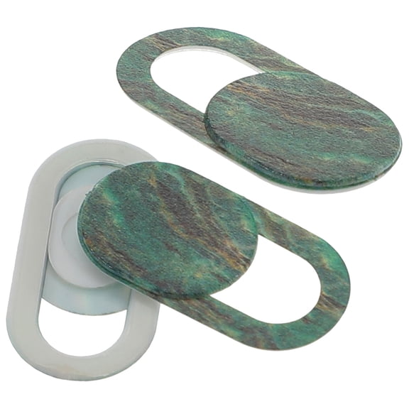 MOKKHNB Green Webcam Privacy Cover for Protection Plastic Durable Sliding Camera Cover 3pcs
