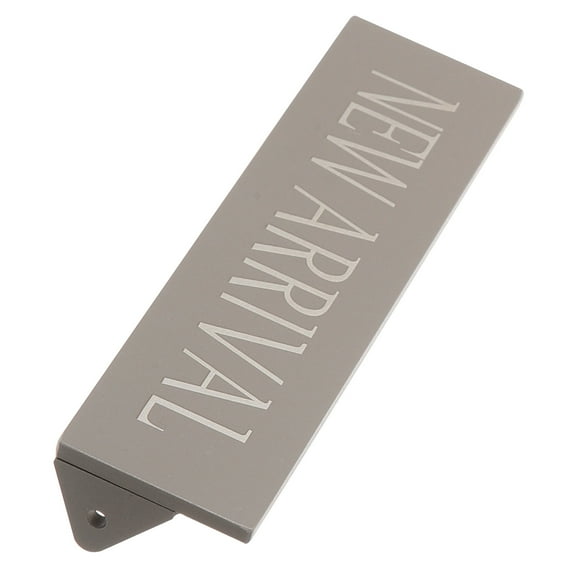 MOKKHNB Grey Metal Store Sign Easy Installation Advertising Sign Board
