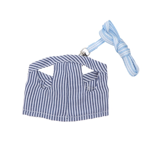 MOKKHNB Guinea Pig Leash and Harness Blue Cotton Easy Wear Soft and Durable Design