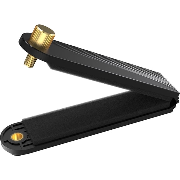 MOKKHNB Portable Black Metal Guitar String Dampener for Noise Reduction and Easy Volume Control