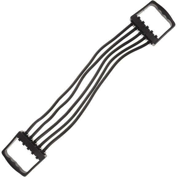 MOKKHNB Heavy Duty Fitness Pull Rope for Muscle Exercise with Stable Structure and Portable Design in Black