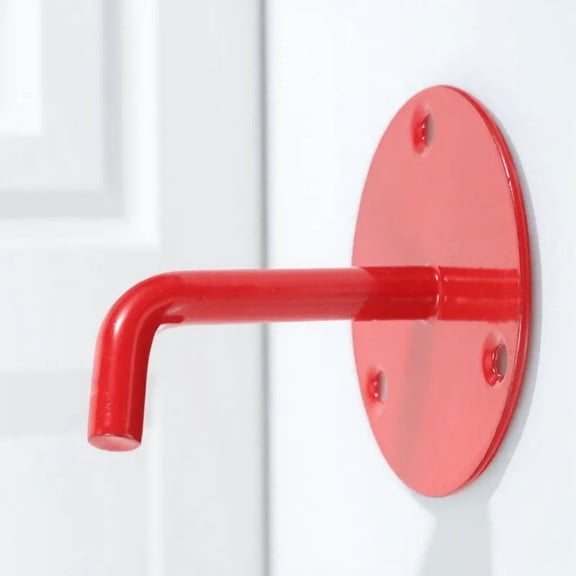 MOKKHNB Heavy Duty Red Fire Extinguisher Wall Hook Bracket with Stable Iron Structure
