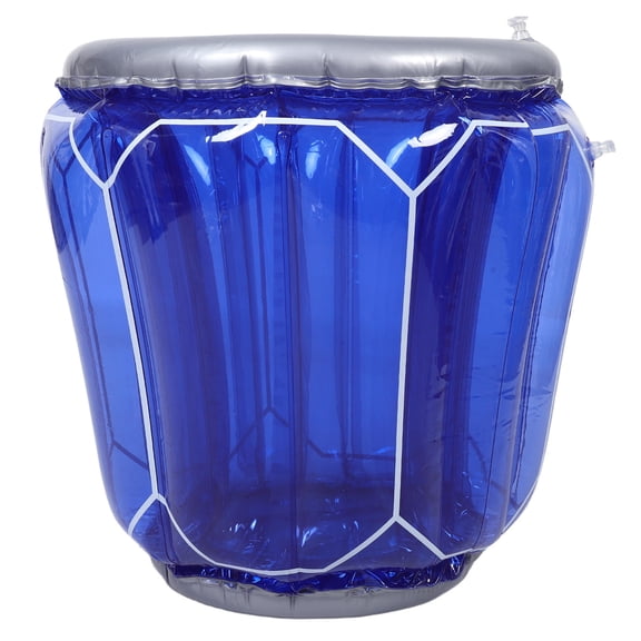 MOKKHNB Inflatable Pool Cooler Tub Made from Thick PVC for Outdoor Party Serving Supplies in Dark Blue