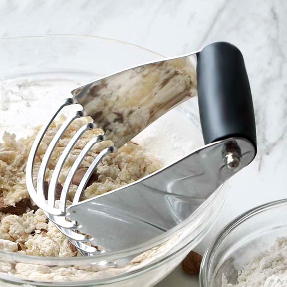 MOKKHNB Kitchen Dough Cutter with Strong Rust Resistant Stainless Steel Blades and Comfortable Handle