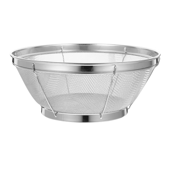MOKKHNB Plated Silver Stainless Steel Fine Mesh for Fruit Vegetable Drainage