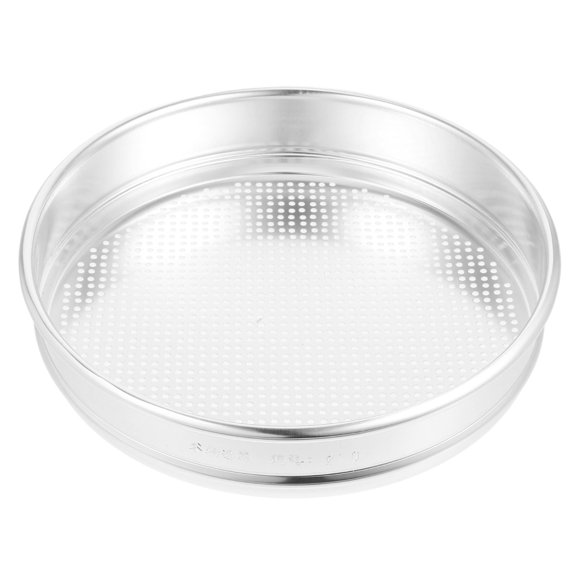MOKKHNB Lab Use Stainless Steel Test Sieve Plated Silver Fine Mesh for Grain Selection and Reliable Screening