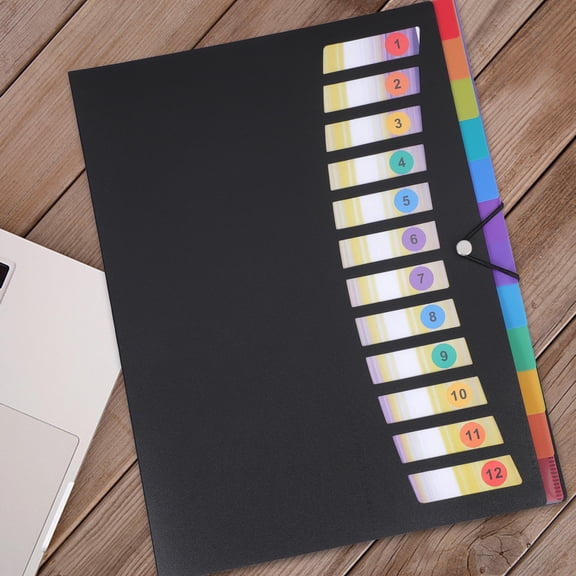 MOKKHNB Large Capacity Organizer Folder for Home Office with Accordion Design and Secure Closure