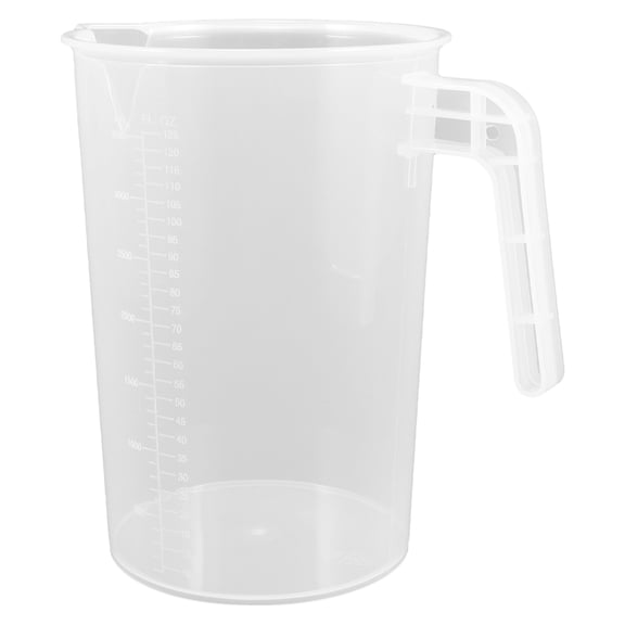MOKKHNB Large Capacity Plastic Measuring Cup, Transparent, Clear Markings, Thick Construction, Cooking