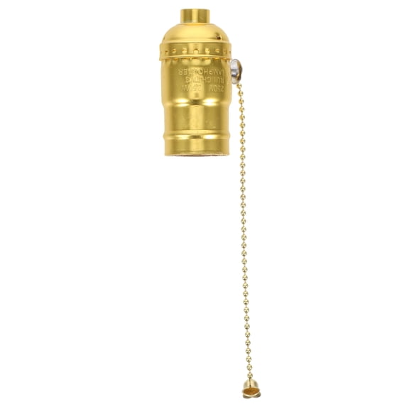 MOKKHNB Vintage Lamp Socket with Pull Chain Switch for Easy Lighting Control