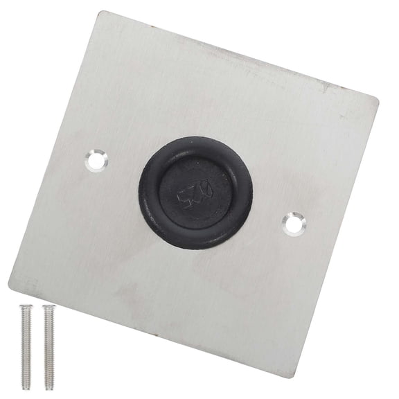 MOKKHNB Light Switch Plates Outlet Cover Plate Silver Stainless Steel 1Pack For Electricians