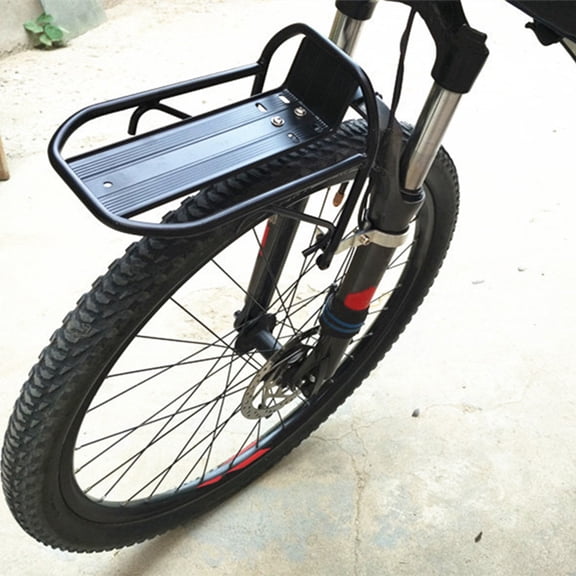 MOKKHNB Bike Cargo Front Rack, 10kg Load Quick Release Aluminum Alloy