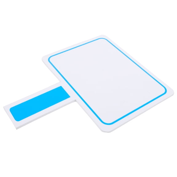 MOKKHNB Lightweight Blue Handheld White Board Double Sided for Reusable Scoring and Sports Events