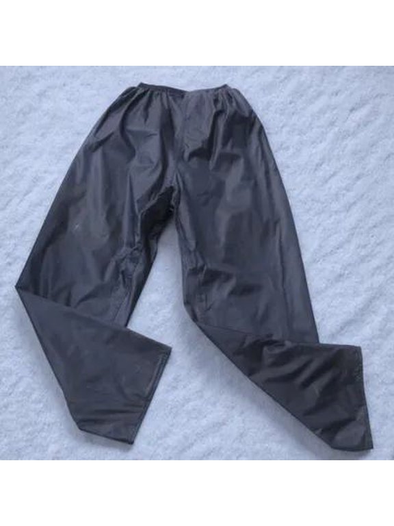 Lightweight Blue Waterproof Rain Pants Double Layer Breathable for Outdoor Sports