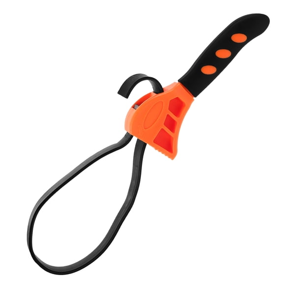 MOKKHNB Lightweight Multi Functional Strap Wrench Tool with Bottle Opener for Kitchen and Plumbing Needs