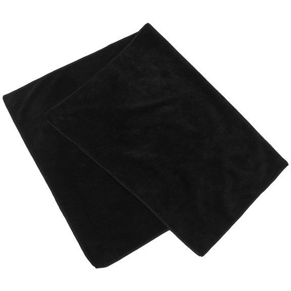 MOKKHNB Matte Black Makeup Mat for Vanity Top Protector with Wrinkle Resistant Polyester Fabric