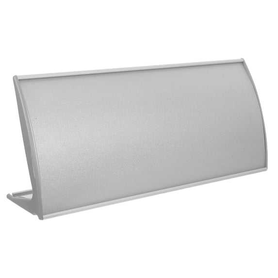 Library Desk. Simple MOKKHNB Metal Name Plate Holder for Office Desk with L Shaped Stable ...