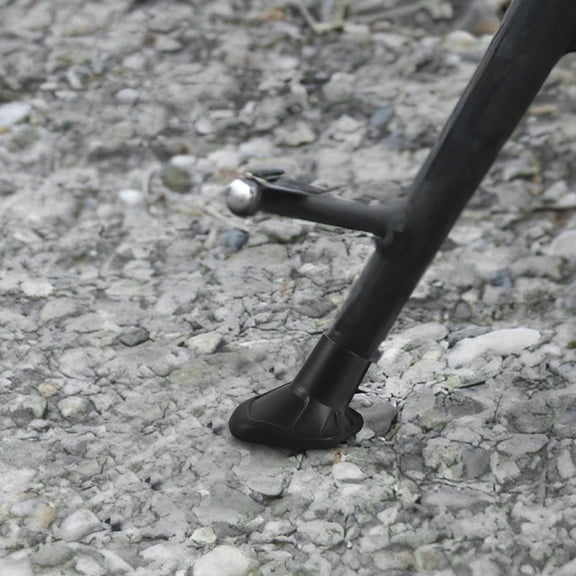 MOKKHNB Motorcycle Side Foot Support Black Kickstand Base for Enhanced Stability on Various Bikes