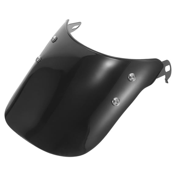 MOKKHNB Motorcycle Windshield Black Plastic Universal Windshield for Motorbike