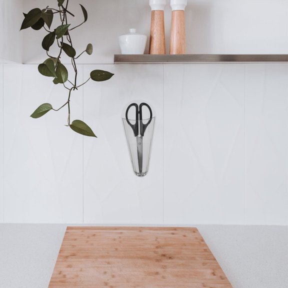 MOKKHNB Multi Color Wall Mounted Shear Holder for Kitchen Office with Space Saving Design