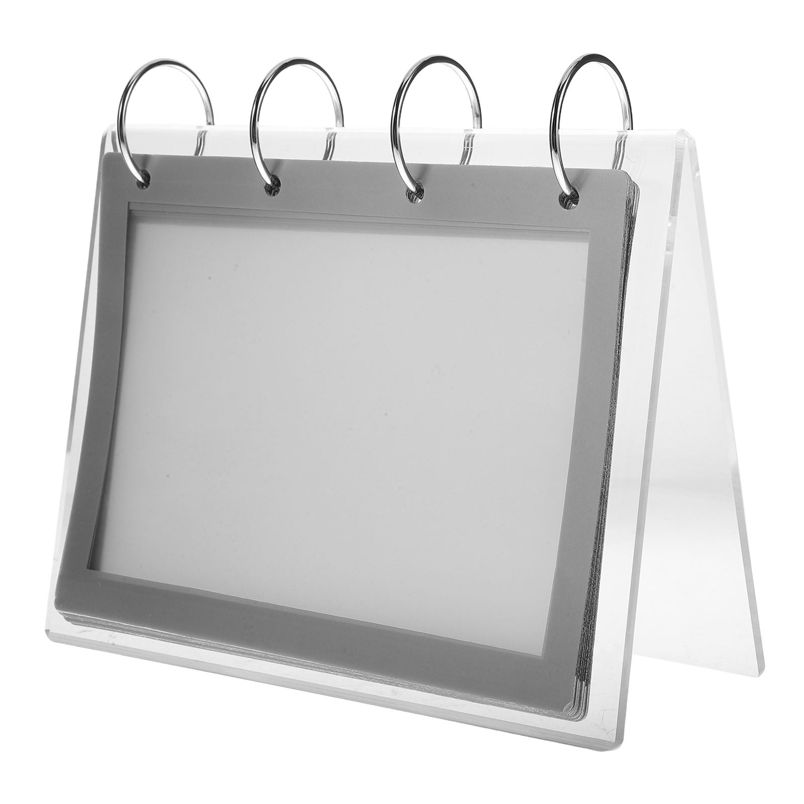 MOKKHNB Multi Page Flip Acrylic Menu Card Stand for Restaurant Sign and ...