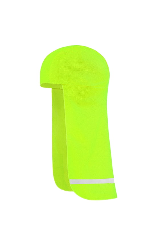 Multifunctional Reflective Long Tail Beanie for Night Riders Polyester Breathable Hat