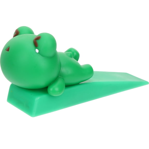MOKKHNB Nail Free Door Stopper Green PVC Door Floor Block for Bedroom and Office