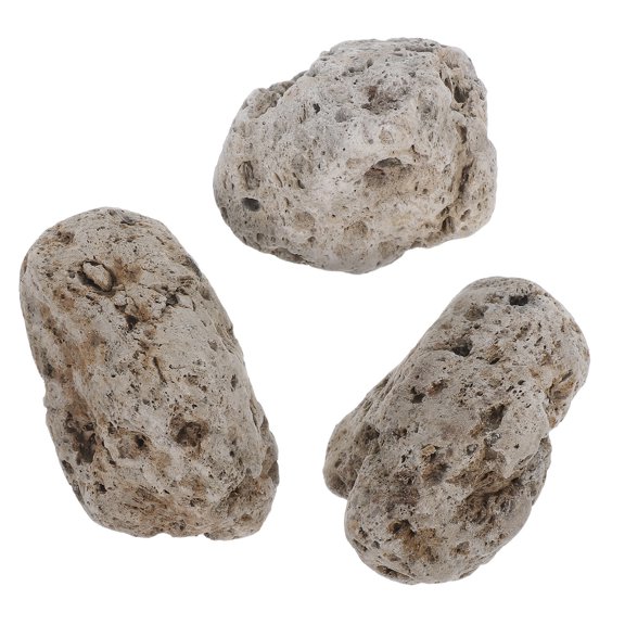 MOKKHNB Green Floating Aquarium Rock Easy to Reposition 3Pcs