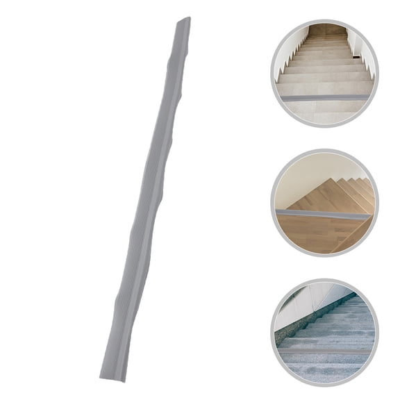 MOKKHNB Non Slip Grey Stair Edging Protector Tape with Easy Peel and Stick Installation