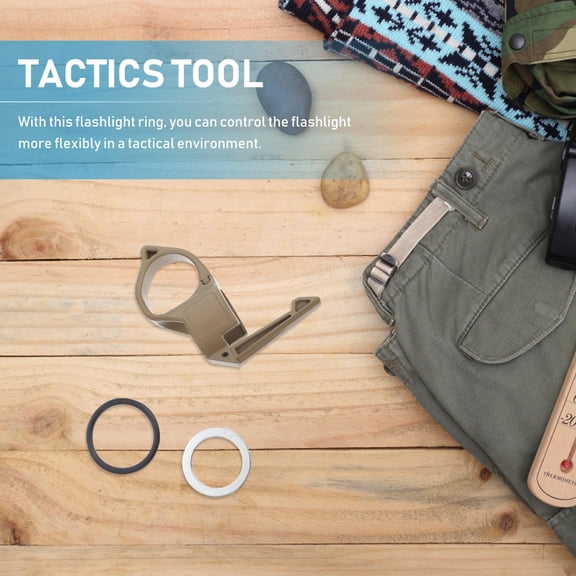 MOKKHNB Outdoor Nylon Hunting Flashlight Loop with Back Clip Portable Flashlight Holder Accessory