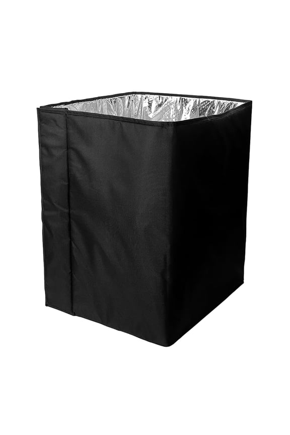 Black Oxford Cloth Beehive Winter Cover Wrap for Garden and Patio Against Cold Weather