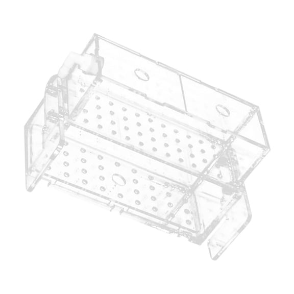 MOKKHNB Overflow Box for Aquarium Transparent Acrylic Filter for Pet Owners 1Set
