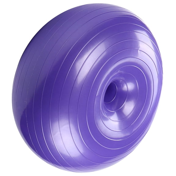 MOKKHNB PVC Purple Donut Ball for Exercise and Balance Training Featuring Explosion Proof Construction