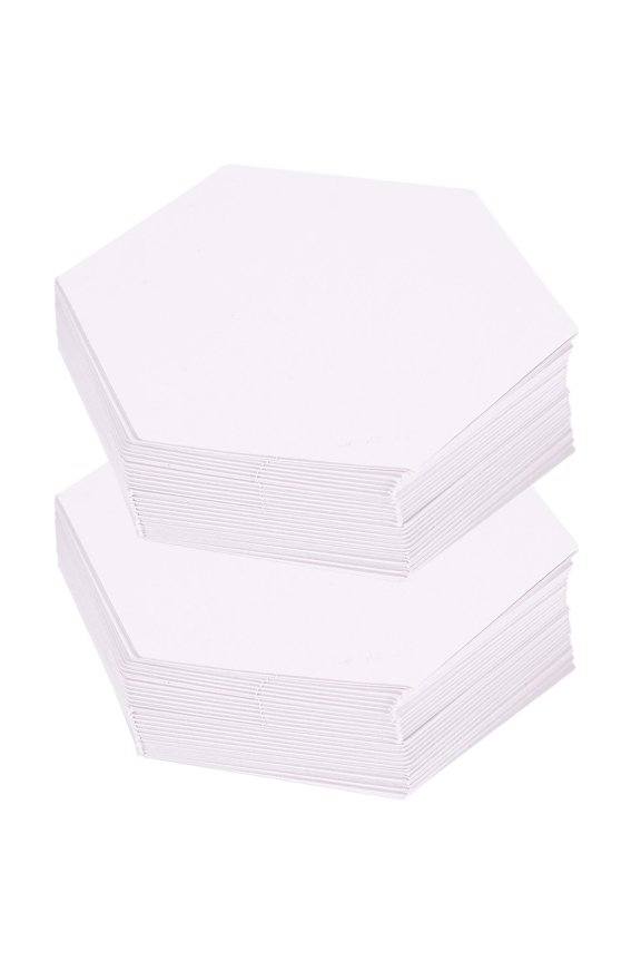 Patchwork Paper Template Quilting Piercing Paper 200Pcs for in White