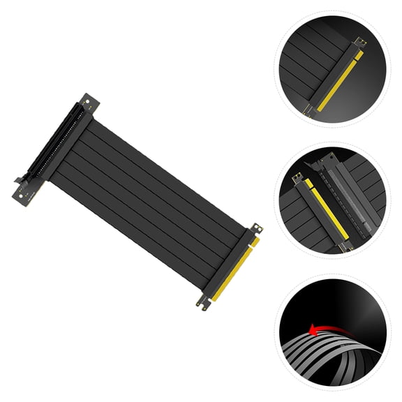 MOKKHNB PCI-E 3.0 Extension Cable for Graphics Cards, Compatible with All GPUs, Design
