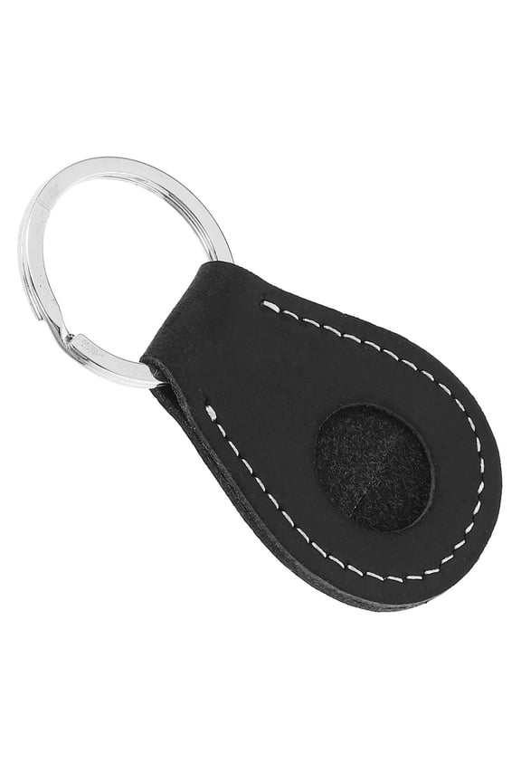 Durable Black Access Card Holder Key Chain for Convenient Access