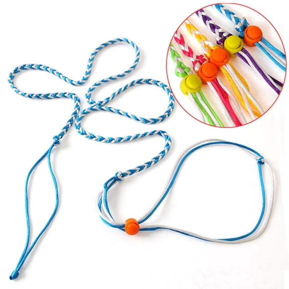 MOKKHNB Blue Adjustable Cotton Rope Pet Mouse Harness with Full Protection