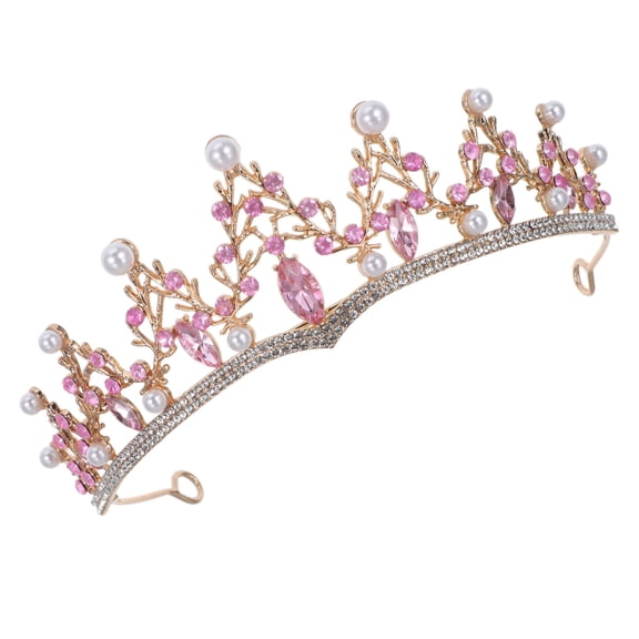 MOKKHNB Crystal Rhinestone Bridal with Lightweight Leaf and Design for Weddings and Special Formal Occasions