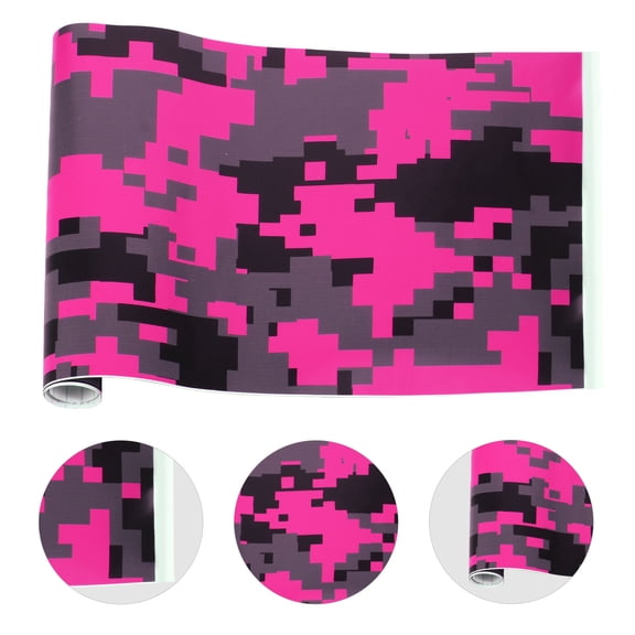 MOKKHNB Durable Pink PVC Car Vinyl Wrap for Car Interior Sticker and Trim Cover