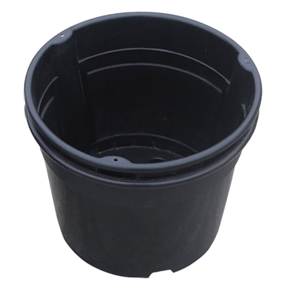 MOKKHNB Plastic Potato Pot Large Round Thicken Bucket for Garden Home Planting Black Durable Material