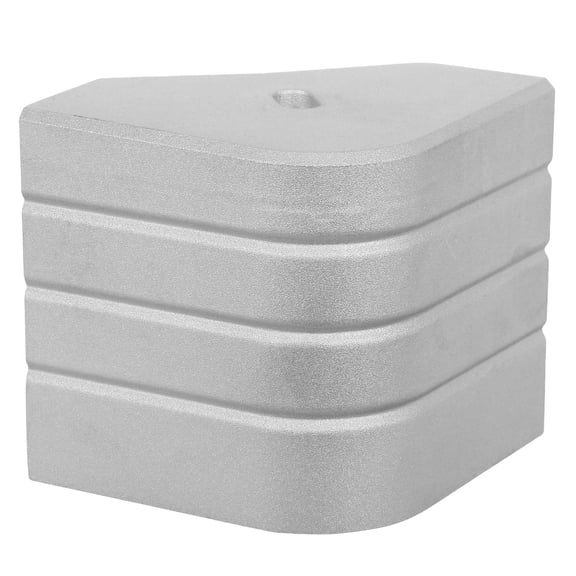 MOKKHNB Plated Silver Aluminum Boat Corner Cap for Deck Rail End Protection and Replacement