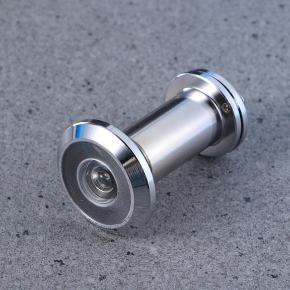 MOKKHNB Plated Silver Door Viewer with Zinc Alloy Construction Easy to Operate for Home and Office