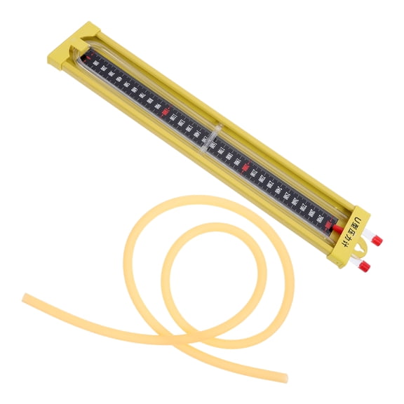 MOKKHNB Portable Water Column Manometer with Metal Enclosure for Reliable Gas and Air Flow Pressure Tests